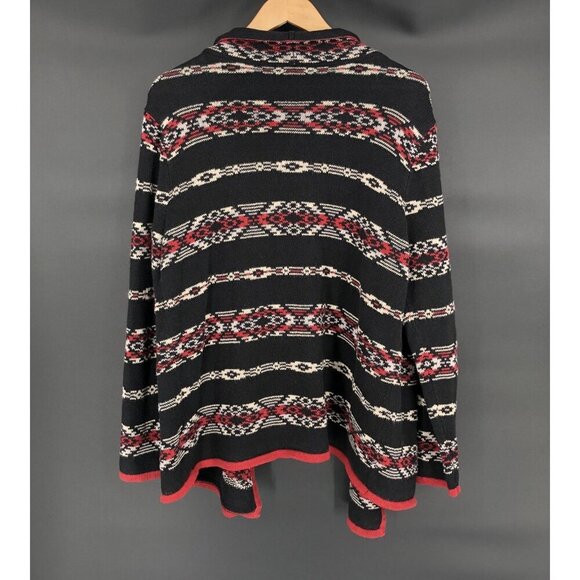 Nomadic Traders Women Southwestern Cardigan Sweater XL Cowgirl Western Grandpa - Picture 2 of 7